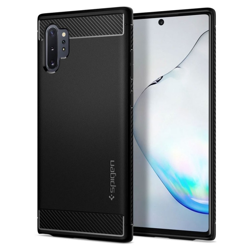 SPIGEN Armor Cover Per Galaxy Note 10 Plus N975 Custodia Con Finitura Opaca Nera SPIGEN Armor Cover Per Galaxy Note 10 Plus N975 Custodia Con Finitura Opaca Nera