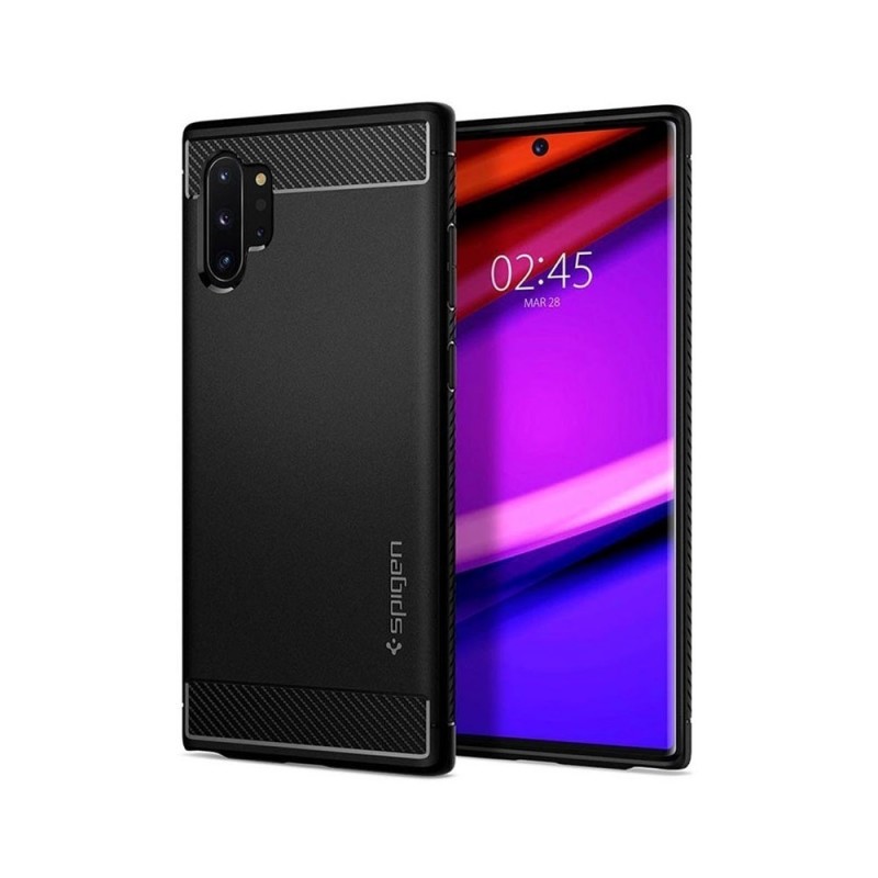 SPIGEN Armor Cover Per Galaxy Note 10 Plus N975 Custodia Con Finitura Opaca Nera SPIGEN Armor Cover Per Galaxy Note 10 Plus N975 Custodia Con Finitura Opaca Nera