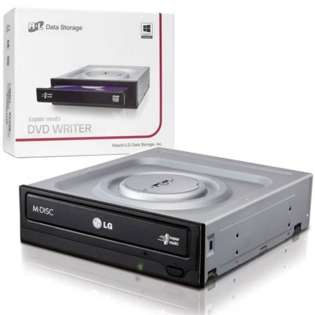 Product image HITACHI-LG Data Storage Built-in DVD RW 24X Writer Internal DVD Drive Detail SATA Black