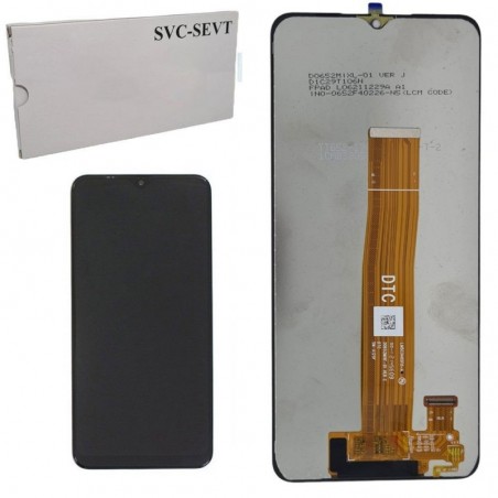 Foto di Samsung Service Pack Display LCD Per Galaxy A12 A125 | Flat DTC scritta SM-A125F in verticale - Samsung