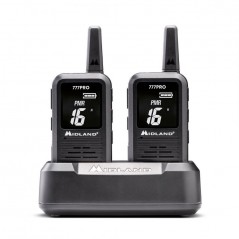 Acquista MIDLAND 777 PRO Limited Edition Radio Ricetrasmittente Portatile WALKIE TALKIE LPD PMR Twin Pack con Valigetta Soft Cas
