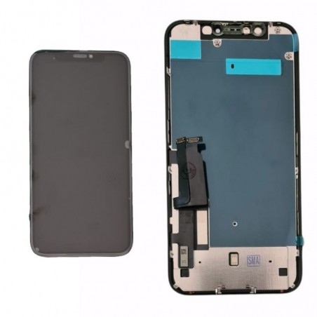Discover Display LCD + Touch Screen ZY OEM per Apple iPhone XR with Metal Plate details