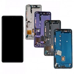 Foto di Display LCD ORIGINALE + Frame Per Xiaomi Mi Note 10 Lite / Mi Note 10 / Mi Note 10 Pro | M2002F4LG M1910F4G M1910F4S - P