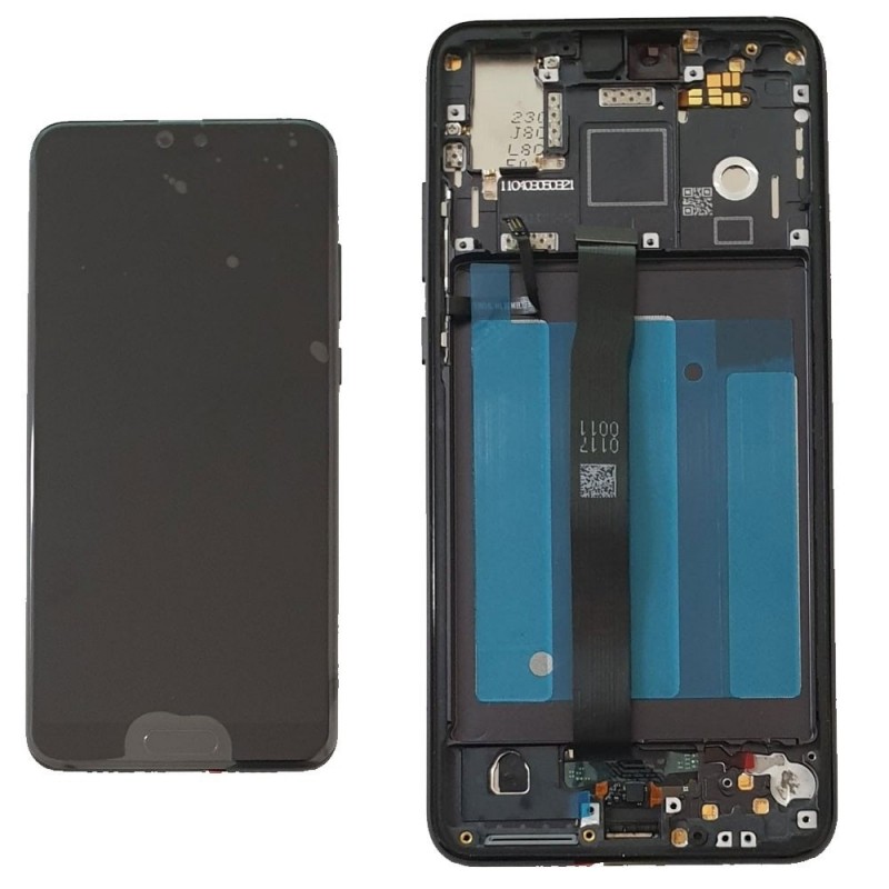 Huawei Display LCD ORIGINALE Con Frame Compatibile Per P20 EML-L09 L29 AL00 Nero