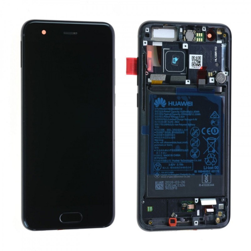 Huawei Service Pack LCD Complete with Battery for Honor 9 STF-L09 | Midnight Black