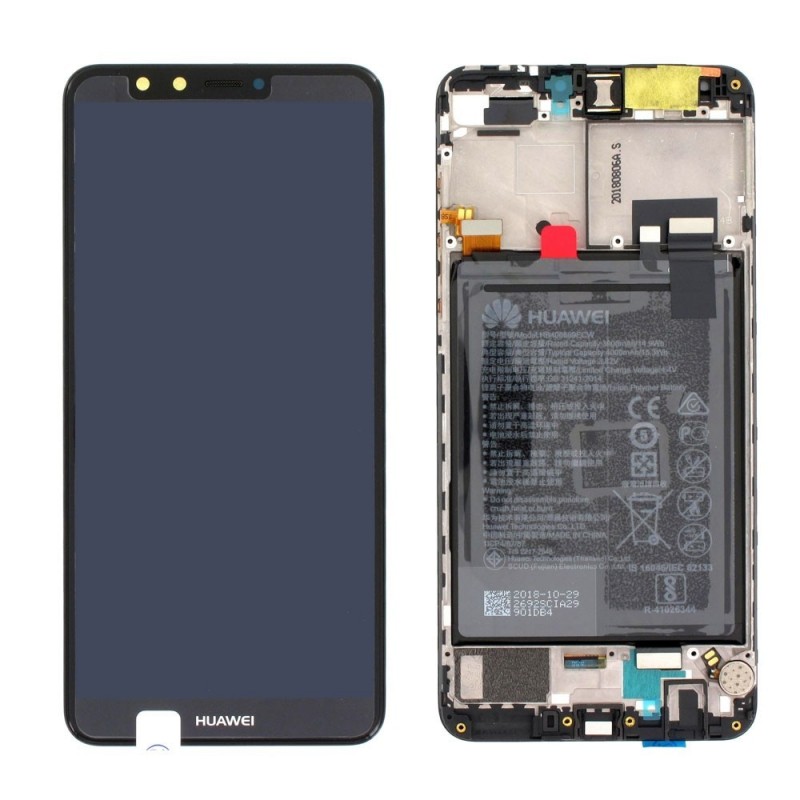  Huawei Service Pack Full LCD with Battery for Huawei Y9 2018 FLA-LX1 FLA-LX2 FLA-LX3 | Black