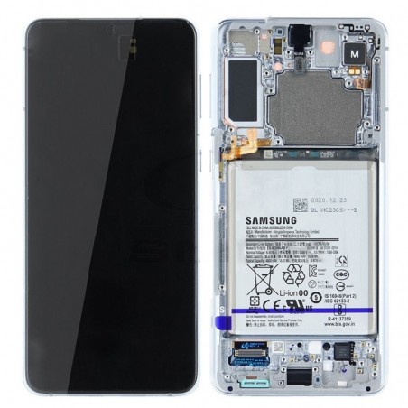 Samsung Samsung Service Pack LCD Display With Battery Included for Galaxy G996 S21 Plus 5G |&nbsp;Phantom Silver for sale