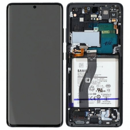 Photo of Samsung Service Pack LCD Display With Battery Included for Galaxy G998 S21 ULTRA | Black - Samsung
