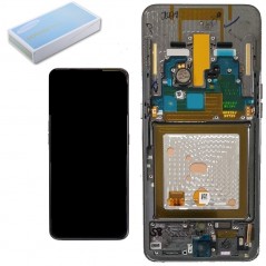 Acquista Samsung SERVICE PACK Display LCD ORIGINALE + Frame Per Galaxy A805 A80 Nero in vendita