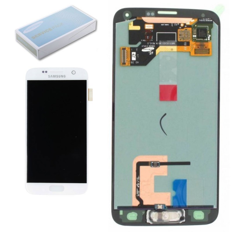  Samsung Service Pack LCD For Galaxy G900 S5 White