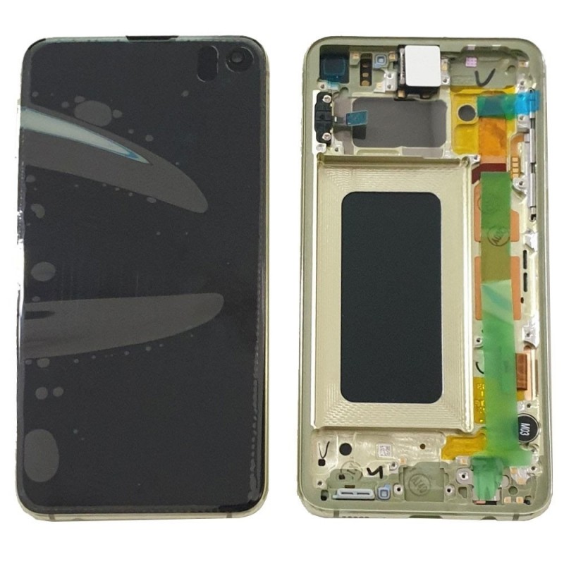 Samsung Service Pack LCD For Galaxy G970 S10E Yellow