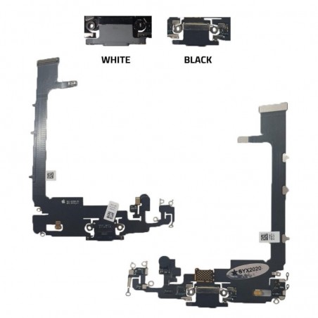 Scopri Apple Connettore di Ricarica Flex Dock Con Microfono Per iPhone 11 PRO MAX in dettaglio