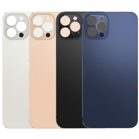 Discover Back Cover Big Hole in Vetro Per iPhone 12 Pro Max - NO LOGO details