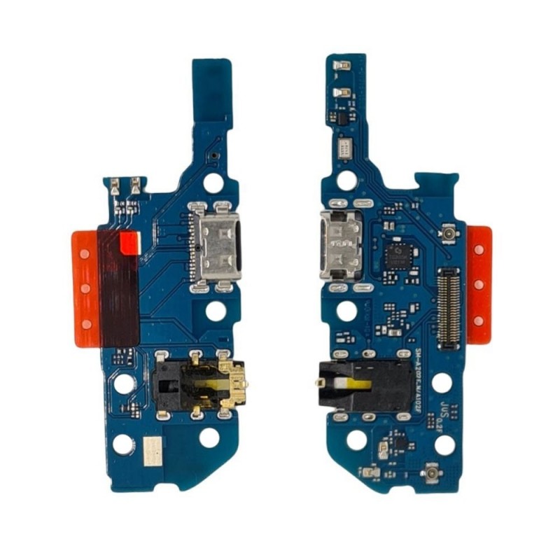 Compatible USB Type-C Charging Connector with Microphone Flex Board for Galaxy A20E SM-A202