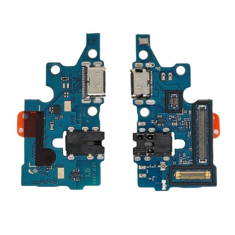 Compatible USB Type-C Charging Connector with Microphone Flex Board for Galaxy A71 SM-A715