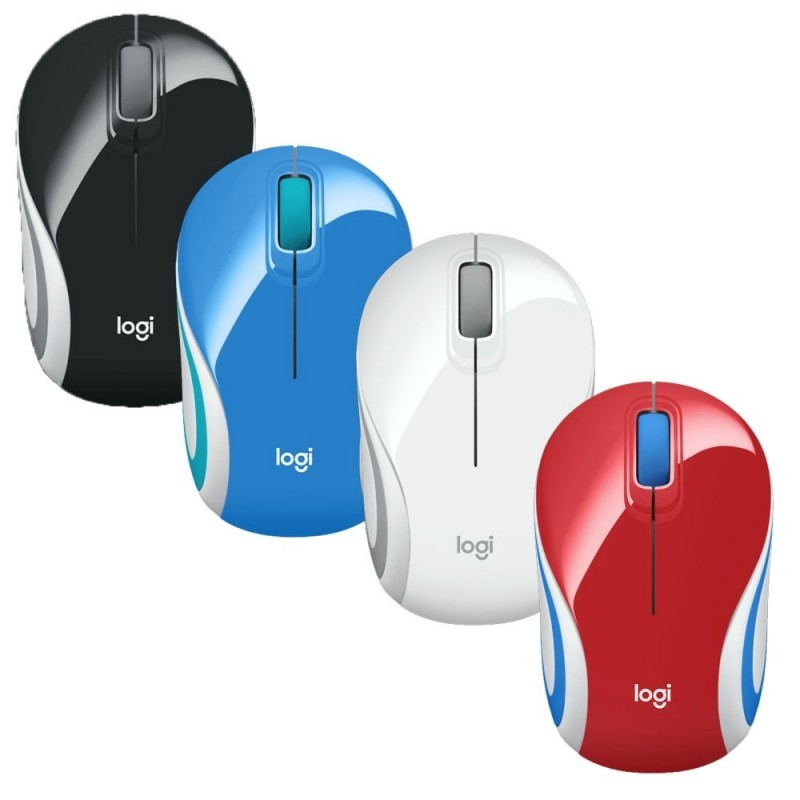 Logitech Logitech Wireless Mouse M187 Ultra Compact Pocket 2.4GHz 1000Dpi 3 Buttons for sale