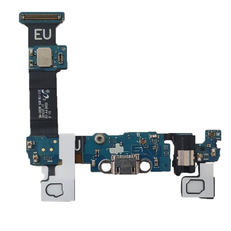 Samsung Original Micro USB Charging Connector with Microphone Flex Cable for Galaxy S6 Edge Plus SM-G928