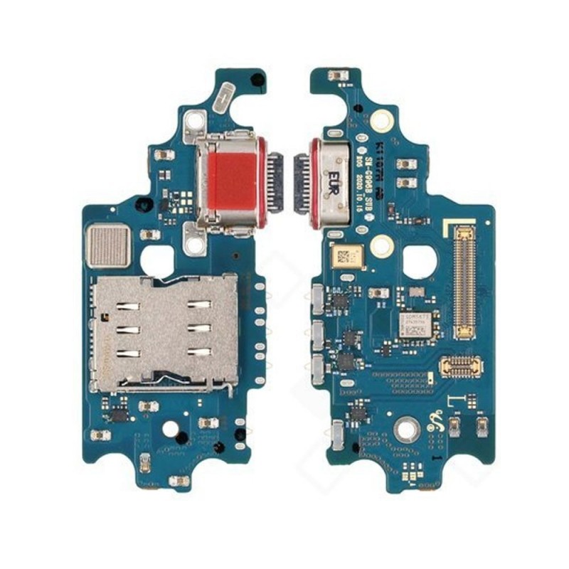 Samsung USB Type-C Charging Connector with Sim Card Reader Original Flex Board for Galaxy S21 Plus 5G SM-G996