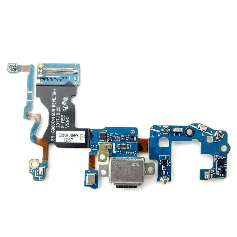 Samsung Original USB Type-C Charging Connector with Microphone Flex Cable for Galaxy S9 SM-G960