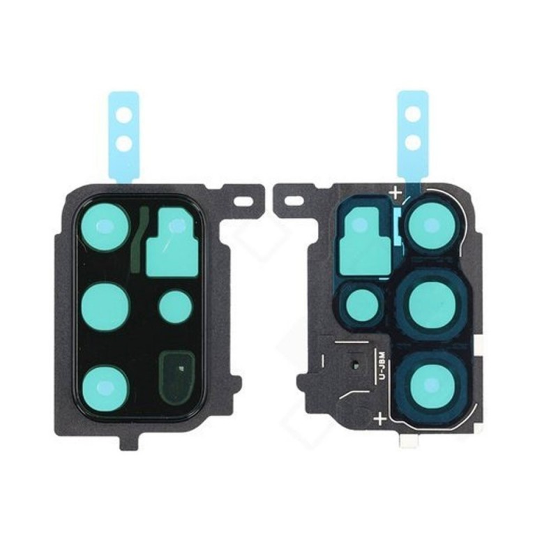 Samsung Rear Camera Lens Frame + Original Adhesive for Galaxy S20 Plus SM-G985 | S20 Plus 5G SM-G986