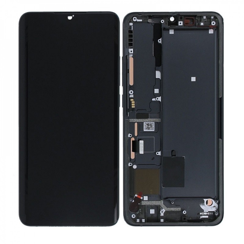 Xiaomi Service Pack Original LCD Display + Frame For MI NOTE 10 LITE M2002F4LG | Tarnish