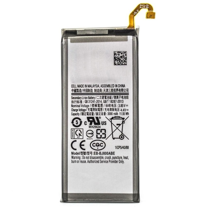 Samsung Batteria EB-BJ800ABE per Galaxy A6 A600 J6 J600 2018 Bulk