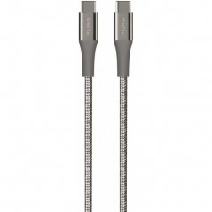 Acquista Puro Cavo in Tessuto con Kevlar FABRIC K2 da USB-C a USB-C 2.0 - 3A - 480MBps - 1.2mt | Space Grey in vendita