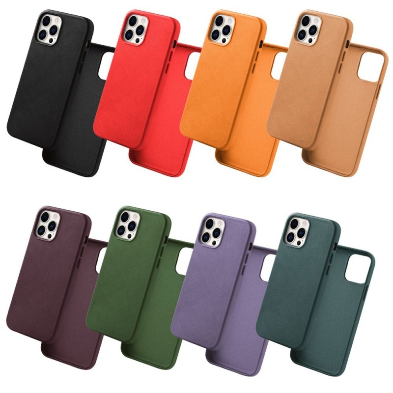 Compra ROVI Leather Cover Custodia in Simil Pelle Con Interno Morbido Per iPhone 14 Pro online