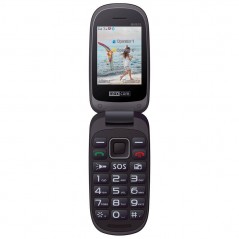 Scopri Maxcom Cellulare MM818 Telefono a Conchiglia Dual Sim | Nero in dettaglio