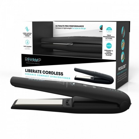 Acquista Revamp Piastra Compatta in Ceramica Progloss Liberate Cordless A Batteria in vendita
