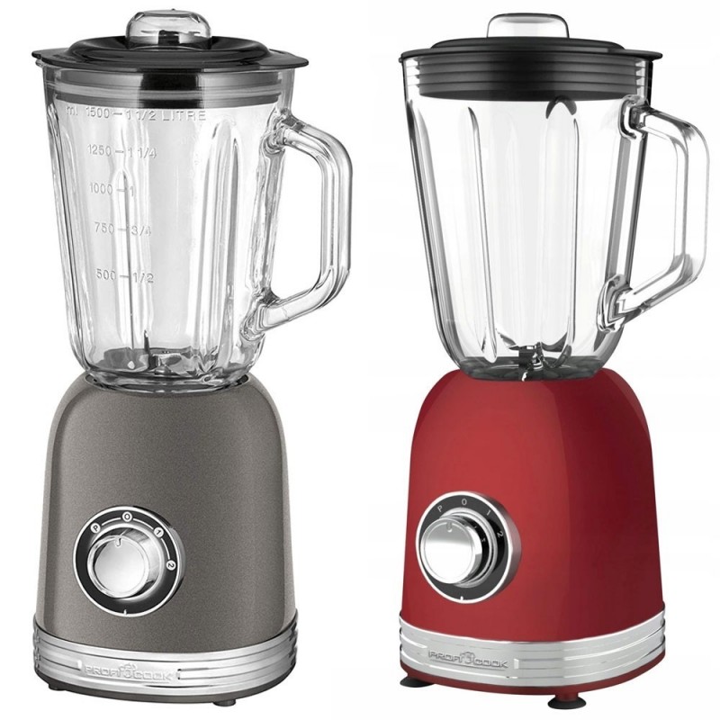 ProfiCook Mixer Universale Vintage PC-UM1195 800W per Frullare, Sbattere, Tritare, Agitare, Mescolare