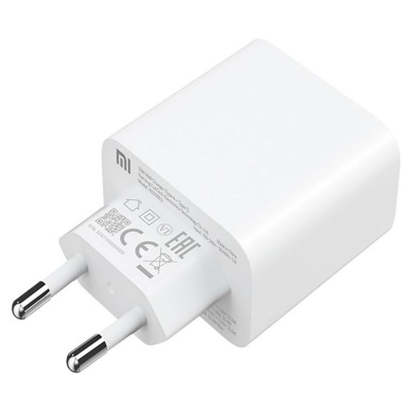 Xiaomi Mi 33W Caricabatteria Fast Charger USB-C USB-A | Bianco