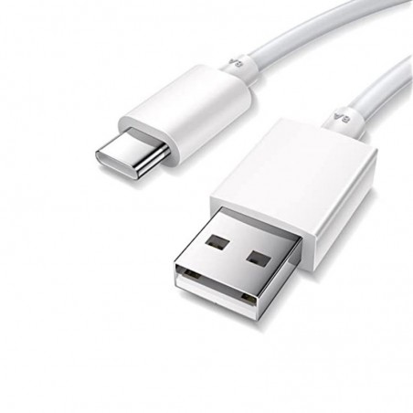 Oppo / Realme 8A SUPERVOOC CHARGE USB-A to USB-C Cable 1 Meter White D301 | Bulk