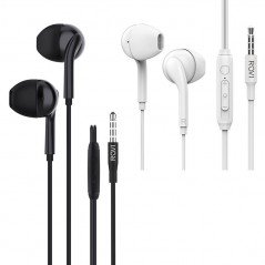 Acquista Rovi Thunder Auricolare Jack 3.5 TC-12 con Microfono e Controllo Volume TC-12 | Nero - Bianco su Smartness